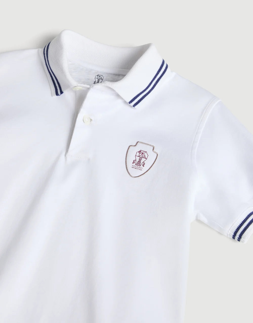 Cotton jersey polo shirt