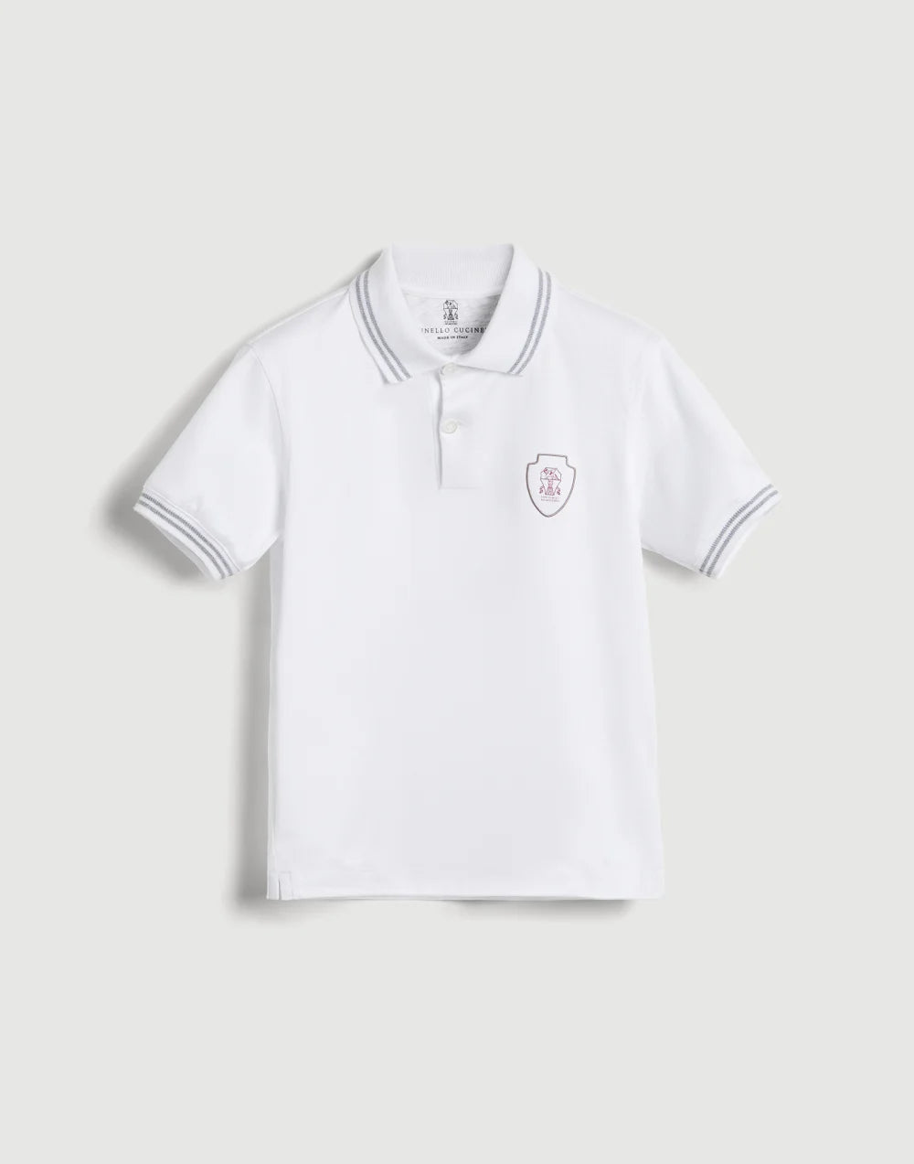 Cotton jersey polo shirt