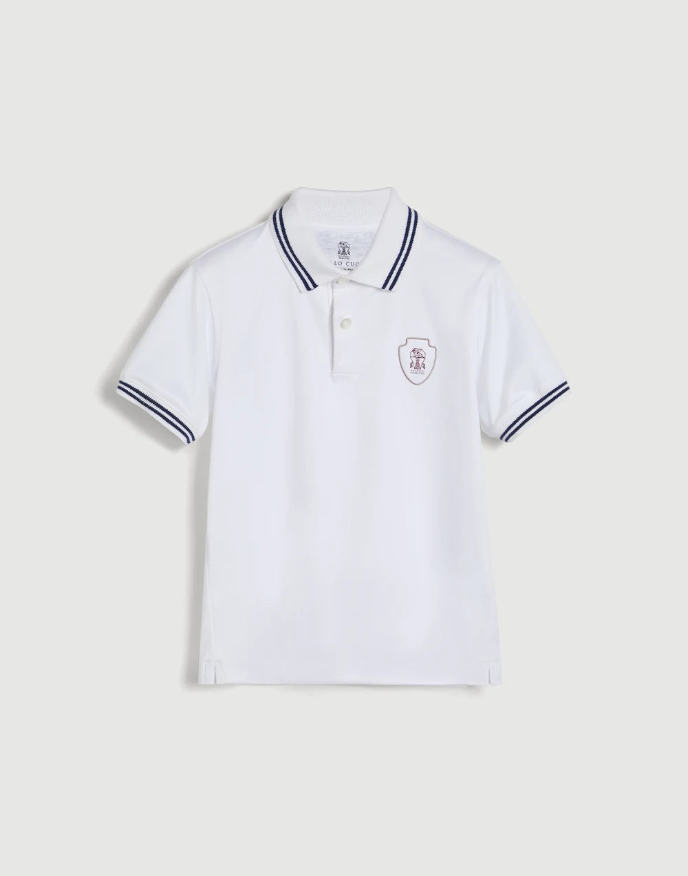 Cotton jersey polo shirt