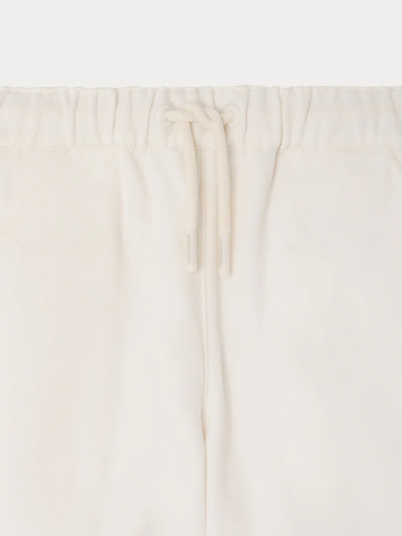 Elgar ecru organic cotton shorts