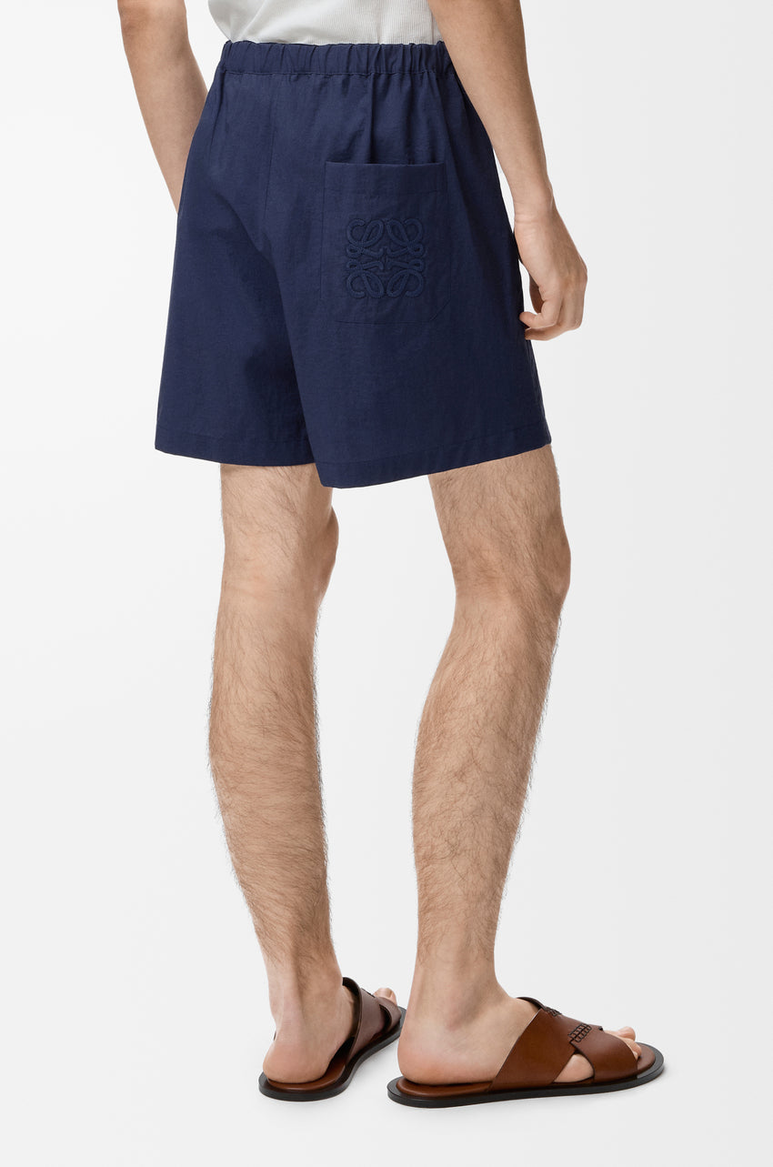 Shorts in cotton blend
