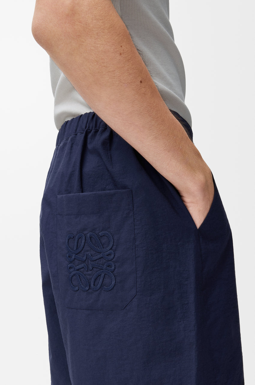 Shorts in cotton blend